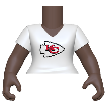 PY: Torso- FM SK4- VNeck(WH) Chiefs, Image 1